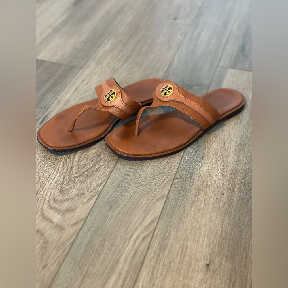 Tory Burch Brown Flip Flops
